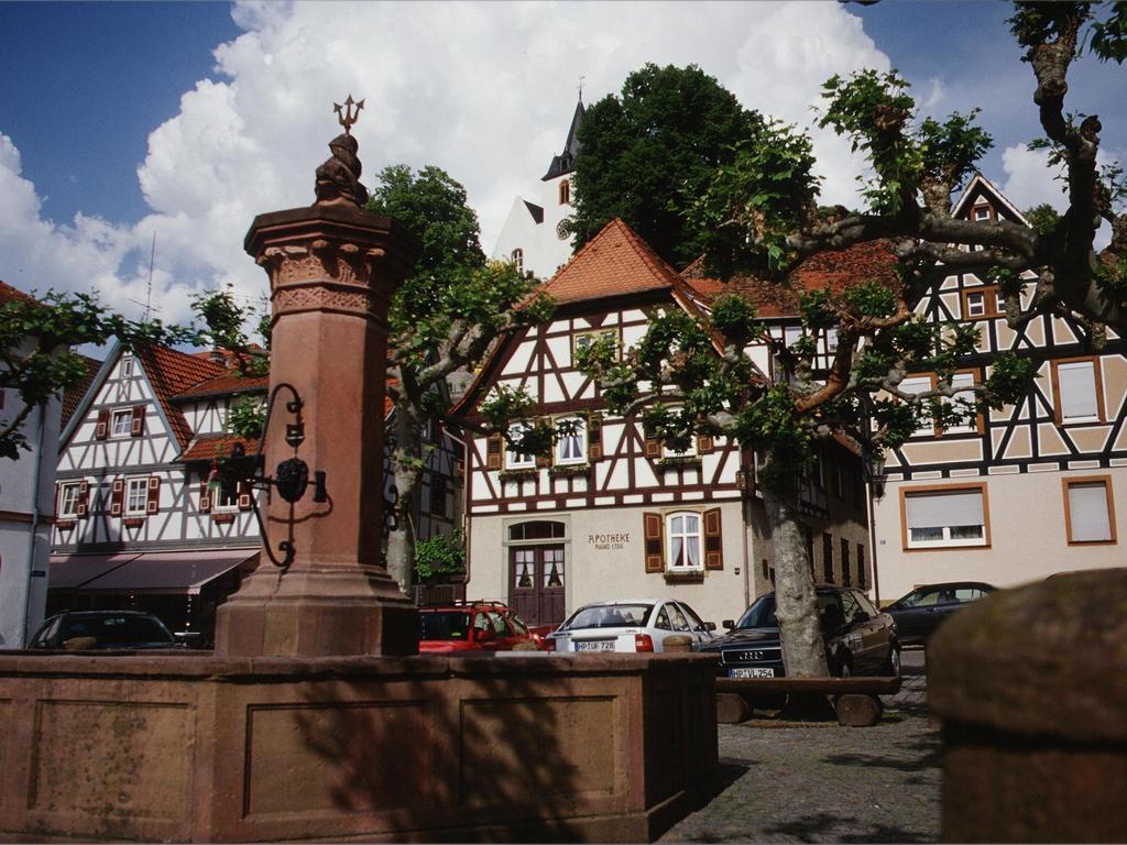 Hotel Garni Zur Bergstrasse Zwingenberg  Luaran gambar